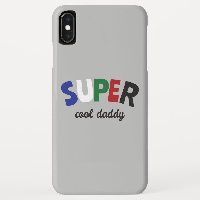 Coques Case-Mate iPhone Super papa cool (Dos)