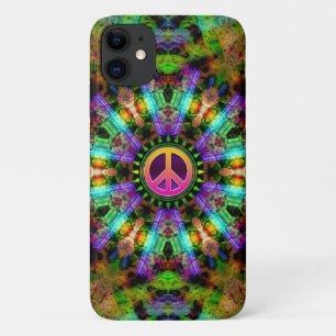 Coques Pour iPhone Super Peace Sign Rainbow Joy