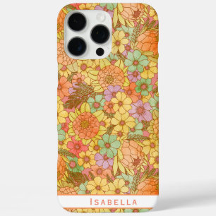 Coques iPhone 16 Pro Max Super Retro Protea En Été Et Daisy Motif