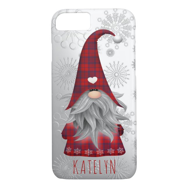 Coques Case-Mate iPhone Super Rustic Shiny Snowy Joyeux Noël Gnome (Dos)