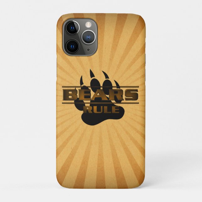 Coques Case-Mate iPhone Superbe et très Cool Ours Règle Ours Paw (Dos)