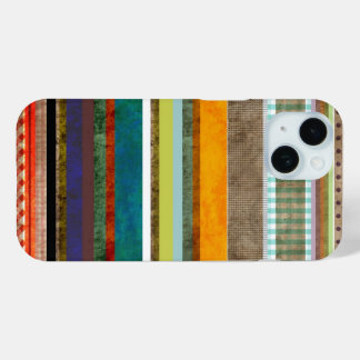 Coque Pour iPhone 15 Superbe nouvelle art rayée grunge pour iPhone