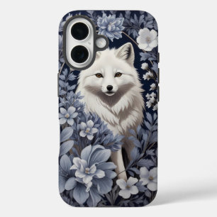 Coque Pour iPhone 16 Superbe Renard arctique William Morris Inspiré