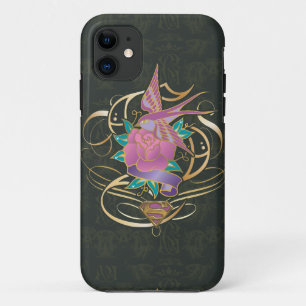 Coque Case-Mate Pour iPhone Supergirl Bird et Flower