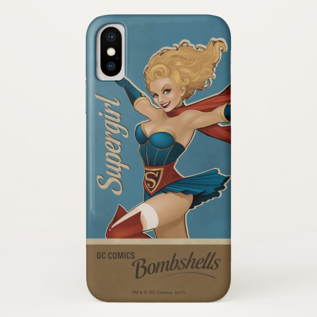 Coques Case-Mate iPhone Supergirl Bombshell (Dos)