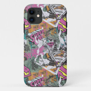 Coque iPhone 11 Supergirl Comic Capers Pattern 10