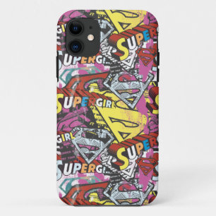 Coques Pour iPhone Supergirl Comic Capers Pattern 4