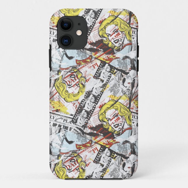 Coques Case-Mate iPhone Supergirl Comic Capteurs Motif 2 (Dos)