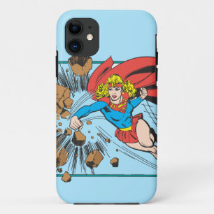 Coque Case-Mate Pour iPhone Supergirl détruit Boulder