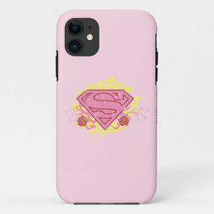 Etui iPhone Case-Mate Supergirl Fleurs roses