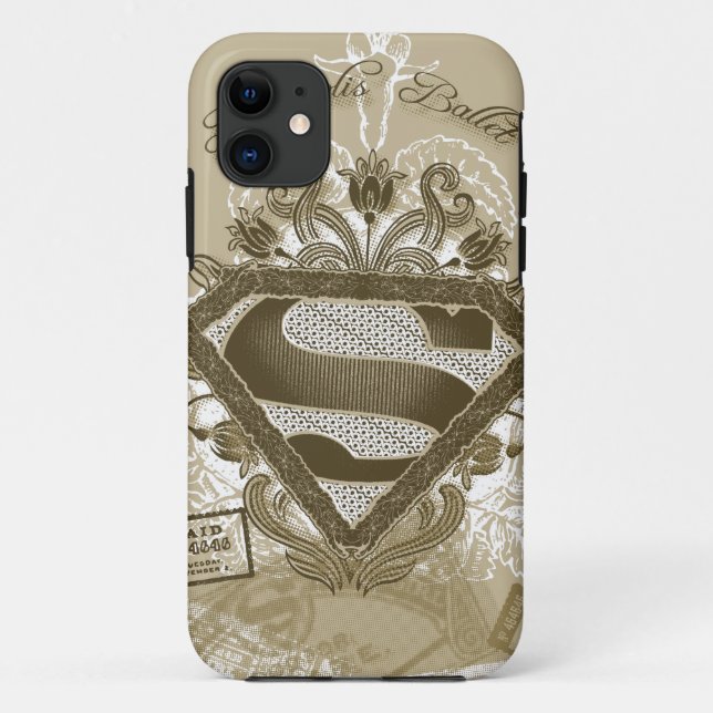 Coques Case-Mate iPhone Supergirl Metropolis Ballet Brown (Dos)
