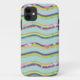 Coques Pour iPhone Supergirl Rainbow Waves