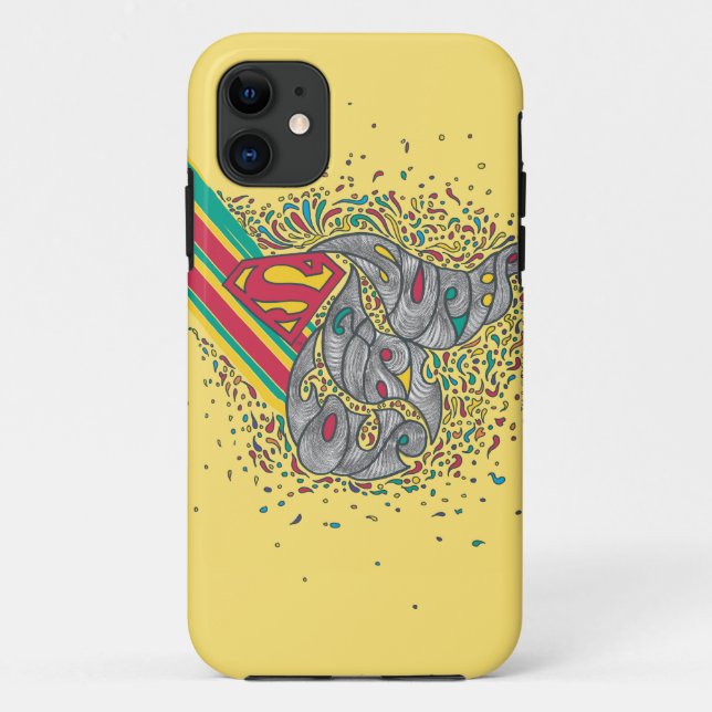 Coques Case-Mate iPhone Supergirl Random World 2 (Dos)