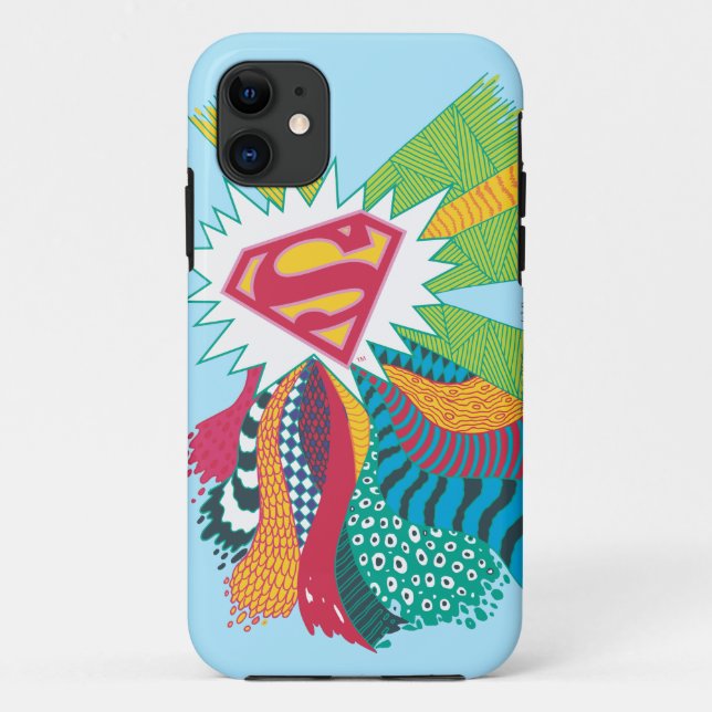 Coques Case-Mate iPhone Supergirl Random World 3 (Dos)