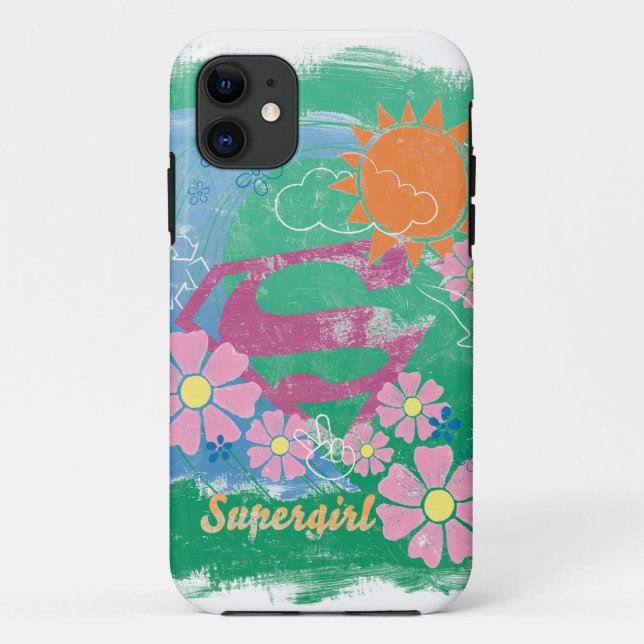 Coques Case-Mate iPhone Supergirl Sun et amour (Dos)