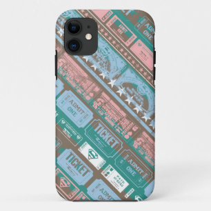 Coques Pour iPhone Supergirl Ticket Motif bleu
