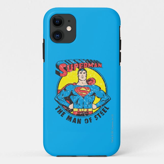 Coques Case-Mate iPhone Superman L'homme de l'acier (Dos)