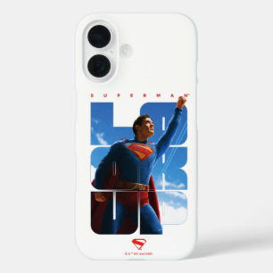 Coque Pour iPhone 16 Superman regarde Pose