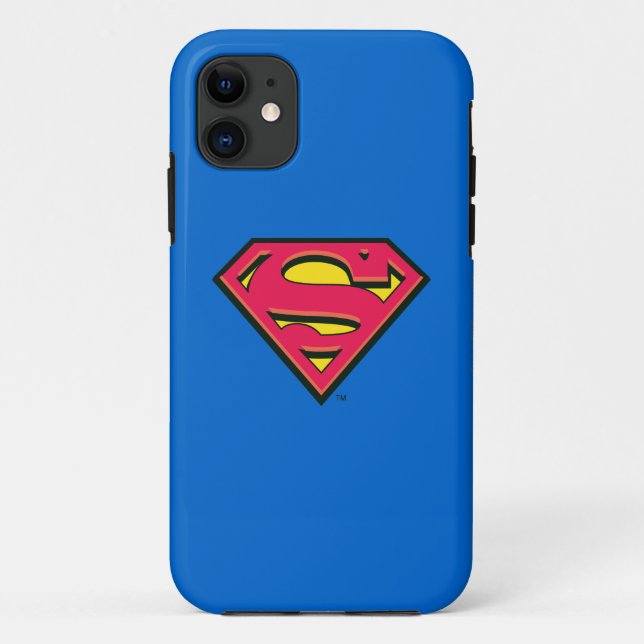 Coques Case-Mate iPhone Superman S-Shield | Logo classique (Dos)