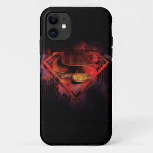 Coques Pour iPhone Superman S-Shield Logo peint