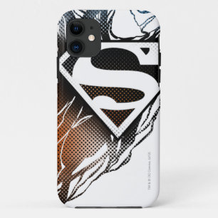 Case-Mate iPhone Case Superman Stylisé Logo bleu orange