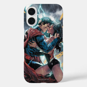 Coque Pour iPhone 16 Superman/Wonder Woman Comic Art promotionnel
