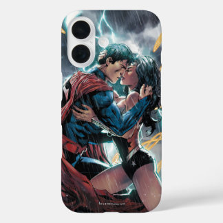 Coque Pour iPhone 16 Superman/Wonder Woman Comic Art promotionnel