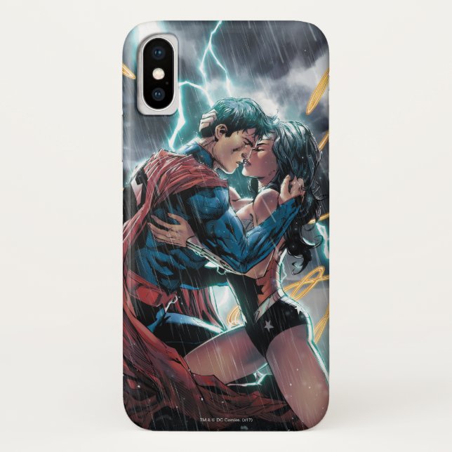 Coques Case-Mate iPhone Superman/Wonder Woman Comic Art promotionnel (Dos)