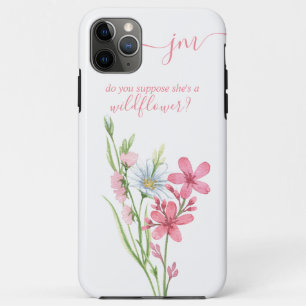 Case-Mate iPhone Case Supposez-vous qu'elle soit un Monogramme rose Fleu