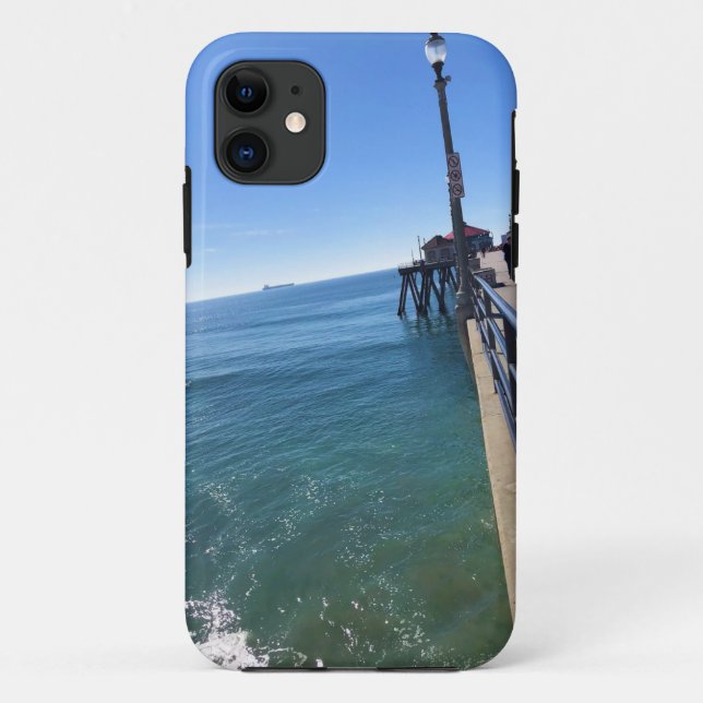 Coques Case-Mate iPhone Sur la jetée, Huntington Beach, Californie (Dos)