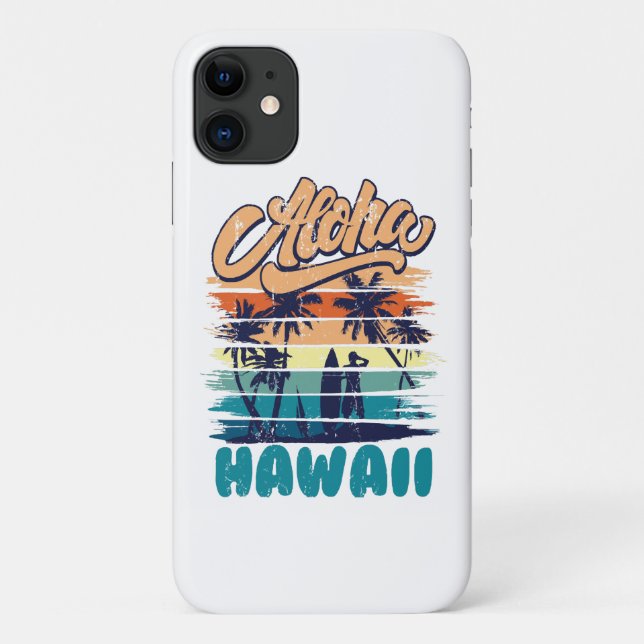 Coques Case-Mate iPhone Surf - Aloha Hawaï (Dos)