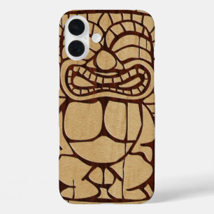 Coques iPhone 16 Plus Surf de Koa Wood Tiki Ailani