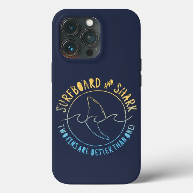 Coques Case-Mate iPhone Surf Et Requin Drôle Surfer Surf Été (Verso)