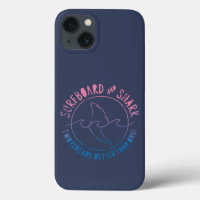 Surf Et Requin Drôle Surfer Surf Été