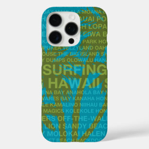 Coques iPhone 16 Pro Surf Hawaii Palm Trees Hawaiian Tropical