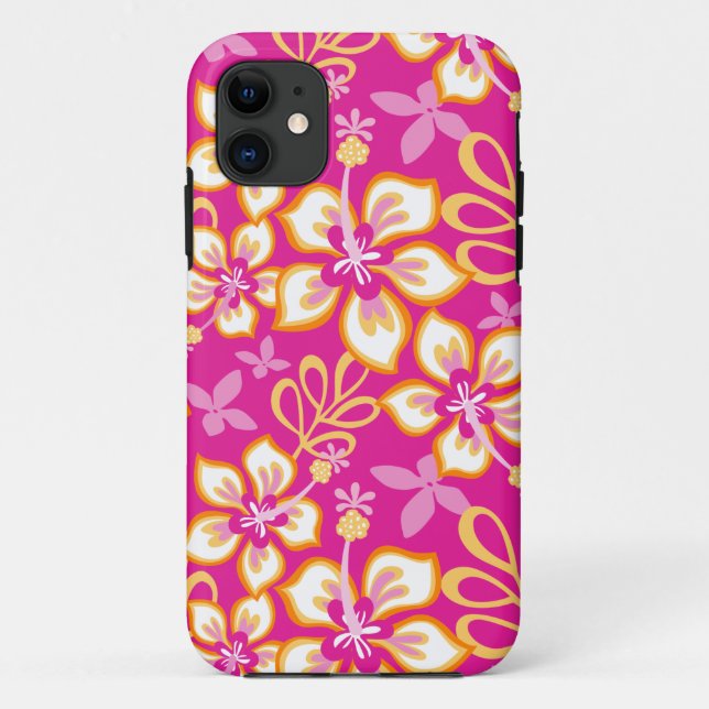 Coques Case-Mate iPhone Surf JUNGLE (COMBO ROSE CHAUDE) (Dos)
