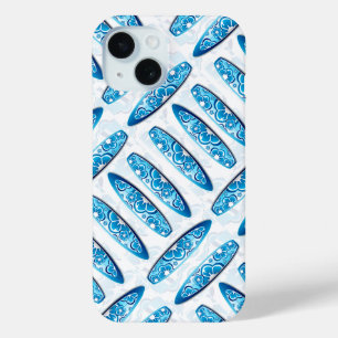 Coque Pour iPhone 15 Surf Motif bleu