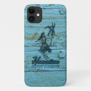 Case-Mate iPhone Case Surf Shack Hawaiian Faux Wood Turquoise