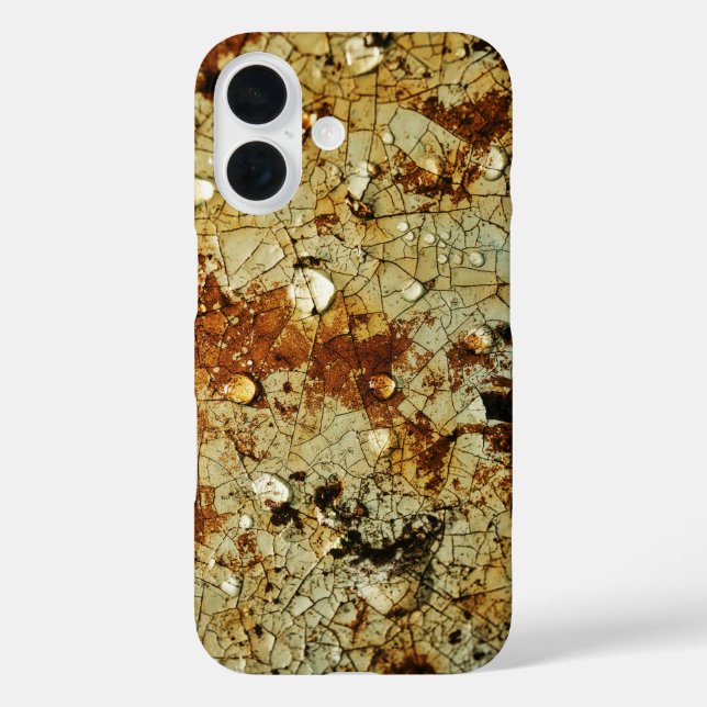 Coques Case-Mate iPhone Surface de métal rouillé fissurée (Verso)