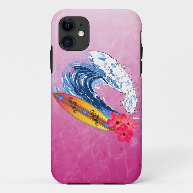 Coques Case-Mate iPhone Surfer d'Hawaï (Dos)
