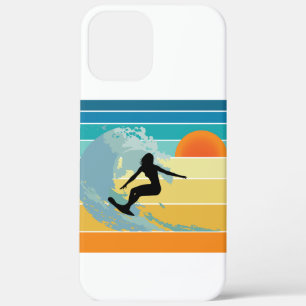 Case-Mate iPhone Case Surfer Girl Sunset Vintage