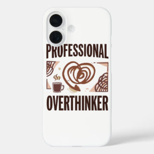 Coque Pour iPhone 16 Surpenseur sarcastique avec café et chaos