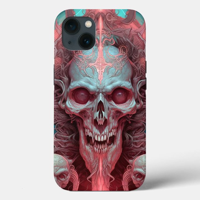 Coques Case-Mate iPhone Surreal Skull Gothique Horror Art (Verso)