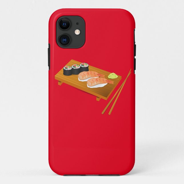 Coques Case-Mate iPhone Sushi cuisine japonaise mignonne (Dos)