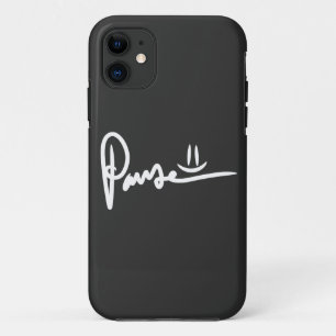 Case-Mate iPhone Case Suspendre la typographie blanche Emoji