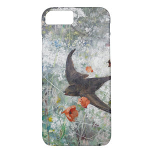 Case-Mate iPhone Case Swallow and Flower Field, Bruno Liljefors