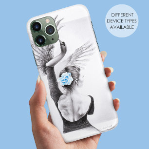 Coque iPhone 11 Swan Femme danseuse Elégante Ballet Surreal art