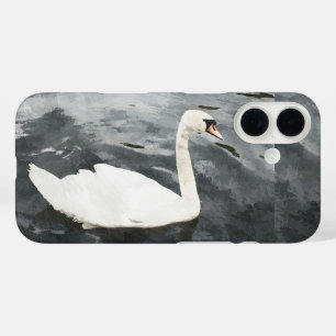 Coque Pour iPhone 16 Swan impressionniste