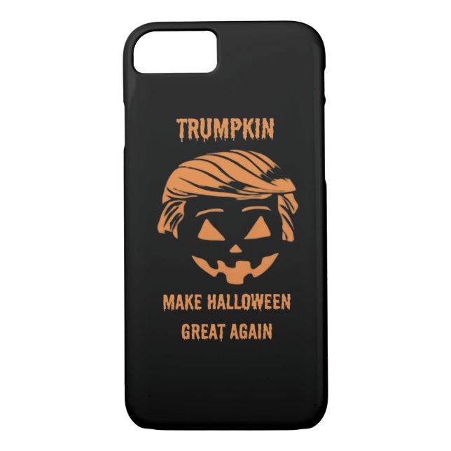 Coques Case-Mate iPhone Sweatshirt, Trumpkin, Halloween Merch Classic (Dos)