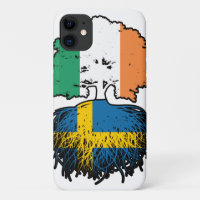 Sweden Irish Ireland Tree Roots Flag